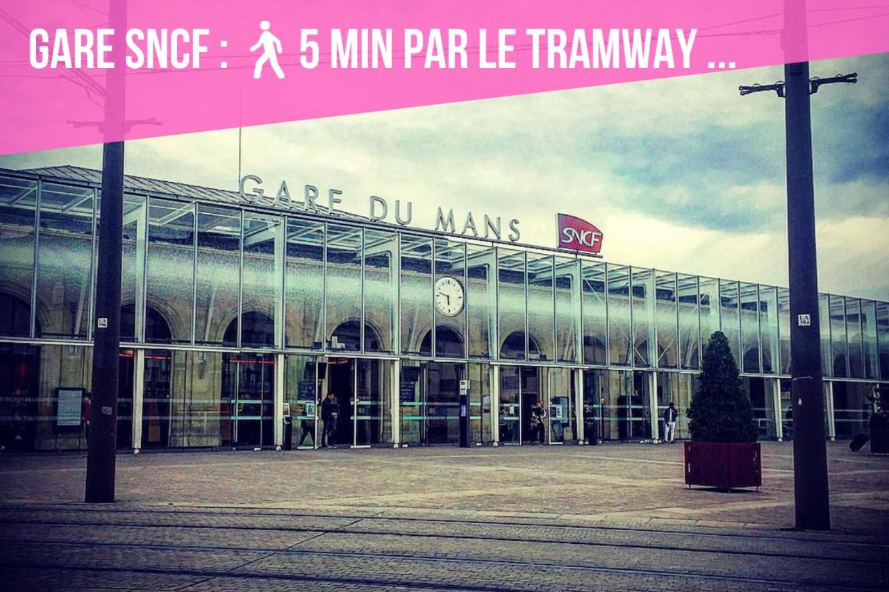 Apartamento Tramway 12 Jaures Cosy Proche Gare Le Mans Exterior foto